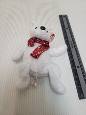 Ty Beanie Baby 2000 Holiday Teddy The Polar Bear Stuffed Plush Toy