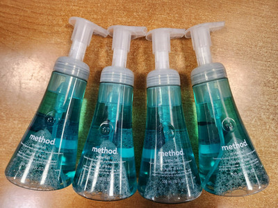 4 Pk: Method Foaming Hand Wash, Waterfall, 10 oz. ea.    E3D