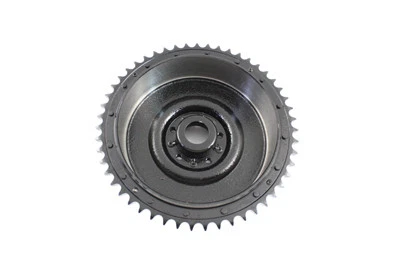 Tambor de freno hidráulico trasero negro para Harley Davidson Foto 2 de 2