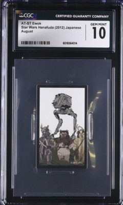 2012 Star Wars AT-ST Ewok Hanafuda CGC Gem Mint 10 Pop2!