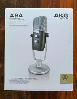 AKG Ara USB-Kondensatormikrofon + Ableton Live 11 Lite, 2 Richtcharakteristiken 