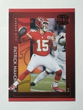 2025 Panini Icon Collections Patrick Mahomes II ICON BASE #1 RED FOIL Chiefs