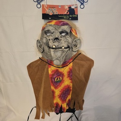 VTG NWT Mario Chiodo Studios ''Grateful Dead'' Zombie Skull Hippie Halloween Mask