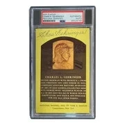 Charlie Gehringer Signed 4x6 Detroit Tigers HOF Plaque Card PSA/DNA 85025749 - Image 3 of 4