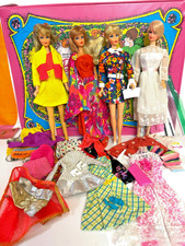 Vintage Mattel Mod Barbie TNT Dolls, Case and Clothes, Gorgeous!!