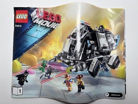 LEGO 70815 The LEGO Movie: Super Secret Police Dropship 100% Complete w/ Manuals