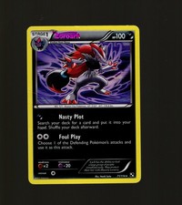 Zoroark - 71/114 - Pokemon TCG Holo Bianco e Nero - Carta DMG/HP 2011 Holo Rara