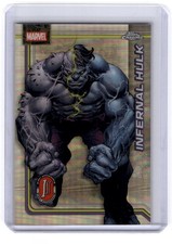 2026 Topps Chrome Marvel Comics #54 Infernal Hulk Refractor