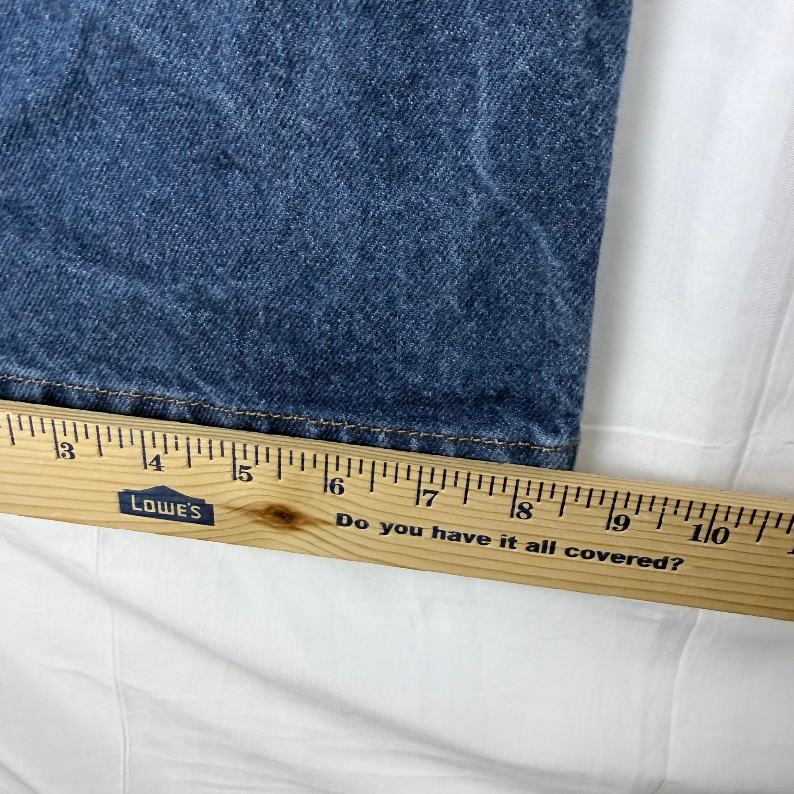 Dickies Mens 40x32 Blue Denim Straight Leg Work Pants Casual Jeans image 9