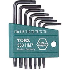 Wiha 36392 7 Piece Torx? L-Shape Torx? Key Set, 36392