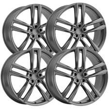 Set Of 4 Vision 475 Clutch 20x9 5x120 35mm Gunmetal Wheels Rims 20 Inch