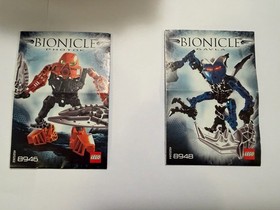 LEGO Bionicle 2008 Matoran FULL SET of 6 (8844-8949) AV Matoran & Shadow Matoran