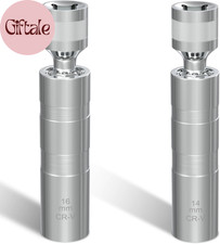 14Mm 16Mm Spark Plug Socket Set, Thin Wall 3/8" Drive Spark Plug Sockets Removal
