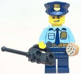 LEGO&reg; Minifigure Town City Police Cop Gold Officer Tie cty743 cty0743