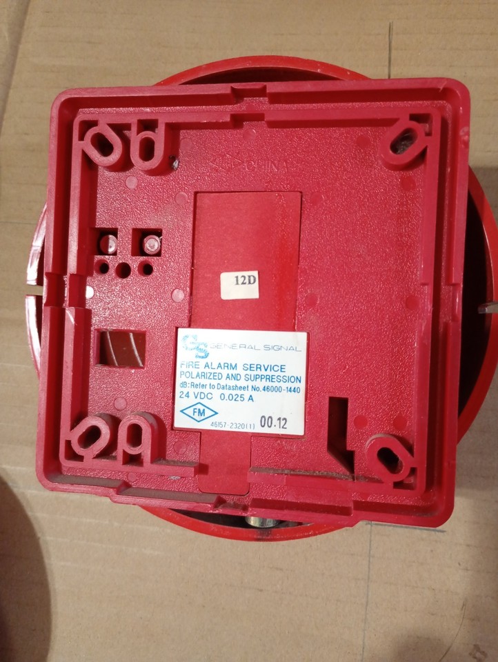 Edwards GS General Signal MB6-24 Fire Alarm Bell Used | eBay