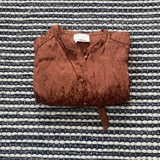 Sezane Womens Brown Clemence Jacquard Midi Long Line Dress 36