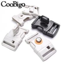 1" Plastic Handcuff Key Locking Buckles Paracord Bracelet Outdoor Camping Parts