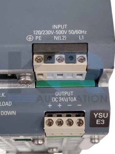 TESTED Siemens 6EP1334-3BA00 Sitop PSU200M Power Supply 24VDC 10A 50/60Hz - Picture 5 of 6