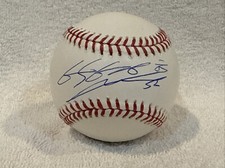 RARE Byung Ho Park #52 AUTO'D OML Baseball, Minnesota Twins & Korea Legend!!