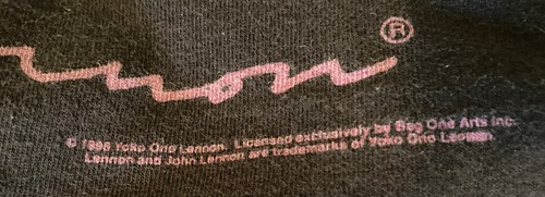 John Lennon Official Trademark 1998 Tee Shirt Black Self Portrait - Picture 8 of 8