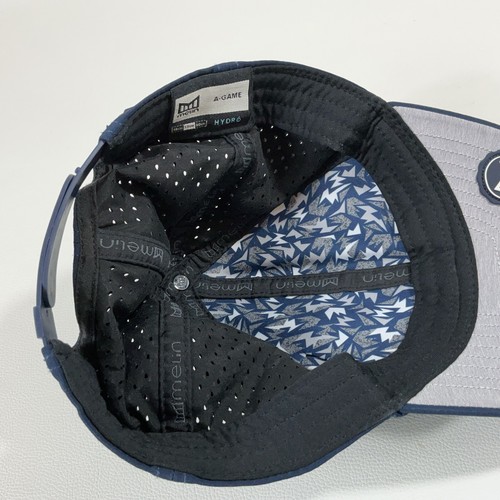 Melin A-Game Hydro Navy Performance Snapback Hat Baseball Cap 58 Cm EUC - Picture 7 of 12
