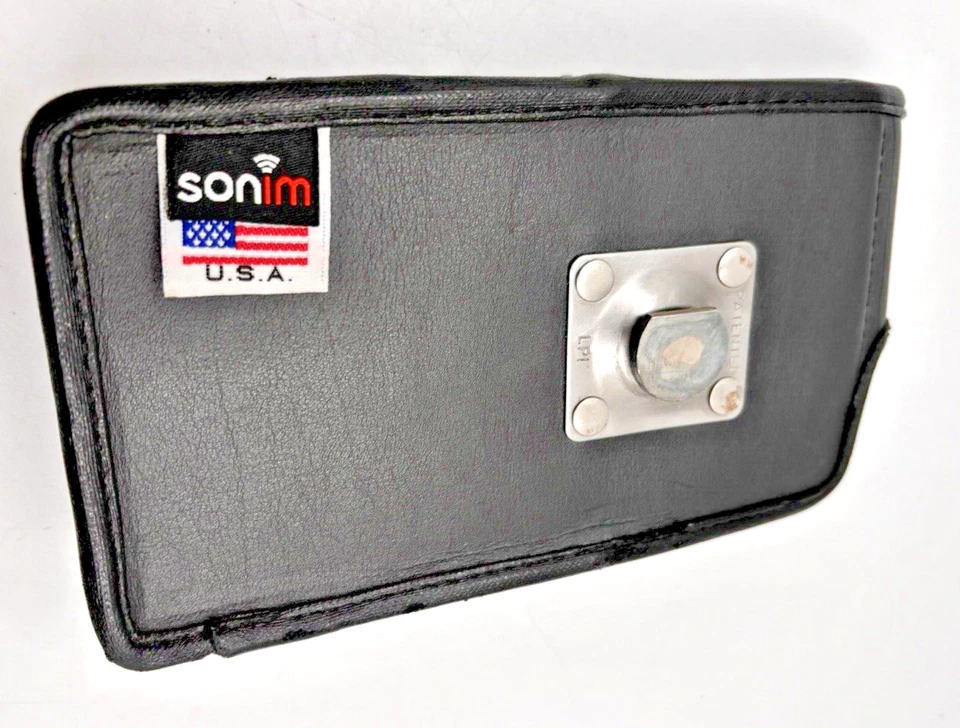 Sonim Turtleback  XP8 Leather Vertical Phone Holster Pouch Case, Metal Belt Clip - Image 3 of 4