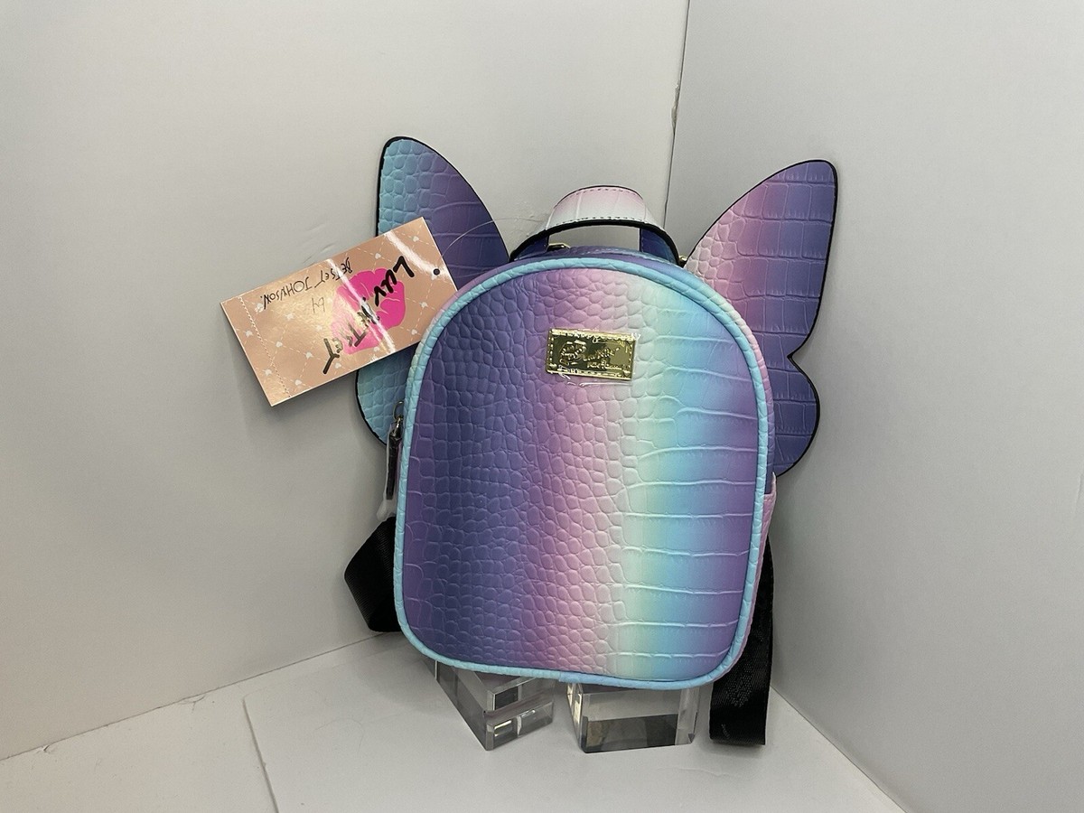 backpack for mini bottlles 1l for divin Macaroon Enchanted Series Raindrop Etienne Aigner Black Leather books and more wherever 13JUN26 Pattern:A