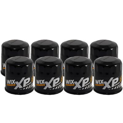 Wix Xp Set 8 Engine Motor Oil Filters For Chevy Infiniti Nissan Toyota StdAsp
