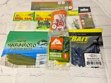 Fishing Starter Kit Bait, Hooks, Stringers, Floaters Mixed Lots
