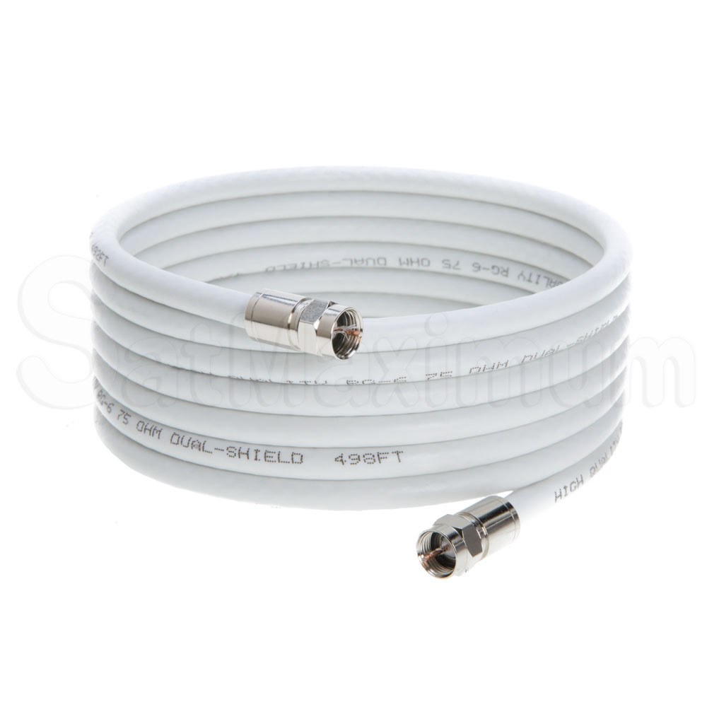 Coaxial TV Antenna Cable Extension Coax HDTV Wire Double Shielded Patch