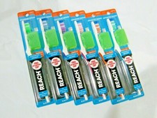 6 Reach Advanced Design Head Soft Toothbrush w/Toothbrush Cover Random Color