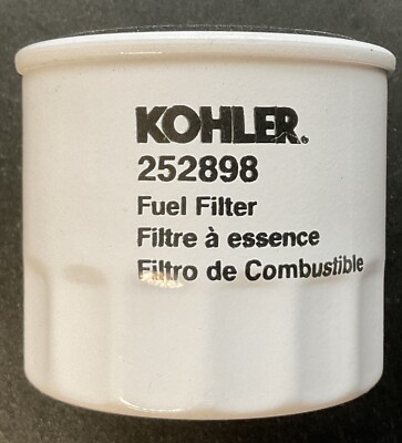 Hika 　no2 GENUINE Kohler 252898 Fuel Filter | eBay