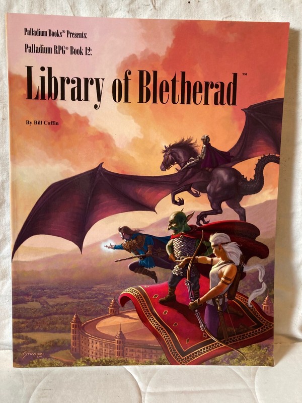 D&D Library of Bletherad, 2000 Palladium Books NOT a reprint