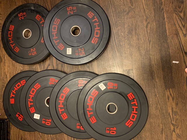 ethos 5 lb bumper plate