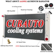 Radiator 4 Row Aluminum For 1992-1993 Chevrolet Caprice Buick Roadmaster 5.7L V8