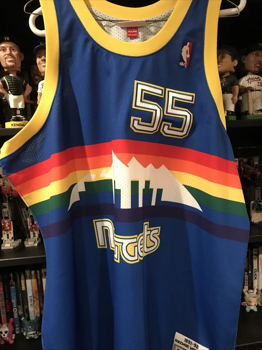 Denver Nuggets Dikembe Mutombo 55 Nba Mitchell Ness 199192