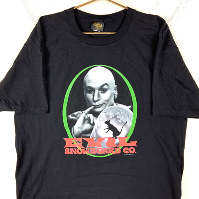 Vintage Dr. Evil Changes T-Shirt Size XL Made Usa 1998 Movie 