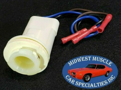 Ford Park Tail Stop Turn Signal Side Light Lamp Bulb Wiring Harness Socket D62 – Vintage NOS