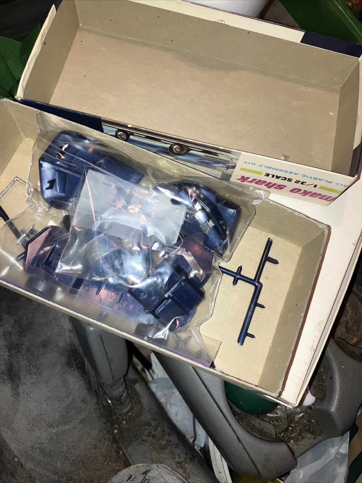 Vintage Aurora Model Kit Mako Shark 1/32 eBay