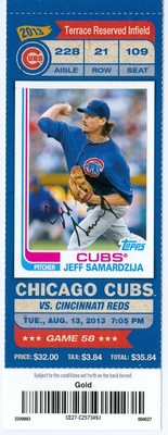 2013 Cubs vs Reds Ticket: Nate Schierholtz, Dioner Navarro and Donnie Murphy HRs