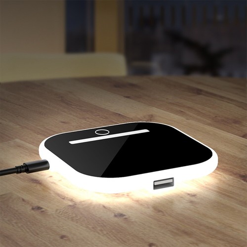 Cargador inalámbrico Qi de 10 W para iPhone 5 5S 6 6+ X XS XR Galaxy S6/7/8 - Imagen 4 de 28