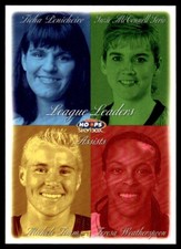 1999-00 Hoops WNBA Penicheiro/Serio/Weatherspoon/Timms Assists Leaders #12 NM