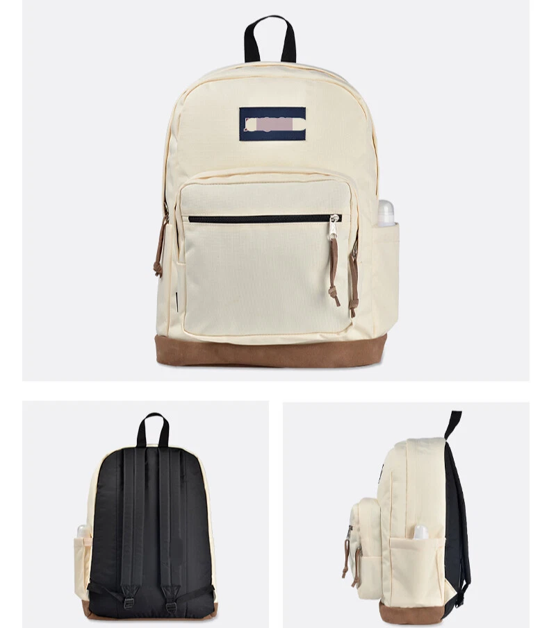 Backpack Superbreak Leather Bottom 31L School Bag Unisex 11colors - Image 2 of 4