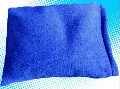 WHEATBAGSRUS Extra Wide Aroma free Wheat Bag with removable soft blue fleecy cover