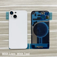 1-10X Lot Back Glass Replacement Battery Cover For iPhone 14/14 Plus Big Hole