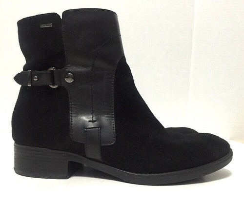 Geox Amphibiox Ankle Boots Black 