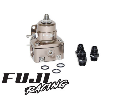 Fuji Racing 6 bar verstellbarer Kraftstoffdruckregler & AN6 Armaturen
