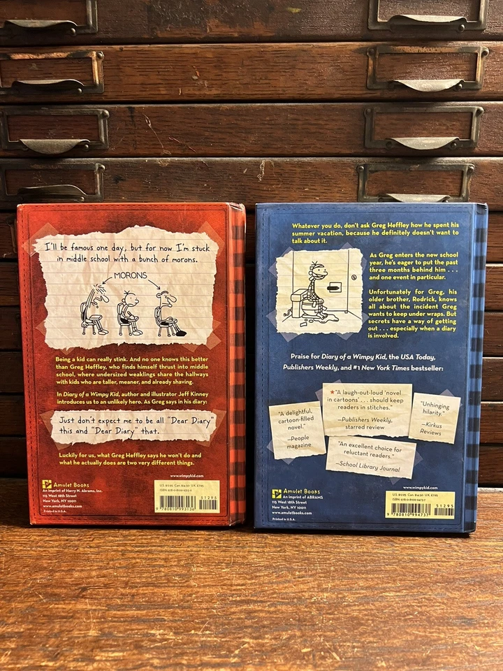 Lot of 14: Diary of a Wimpy Kid by Jeff Kinney — Hardcover Books - 1-13 + Do-It - Image 4 of 4