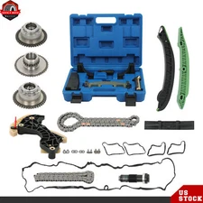 For Mercedes Benz C250 SLK250 Timing Chain Pair VVT Gear Gasket Tool Set
