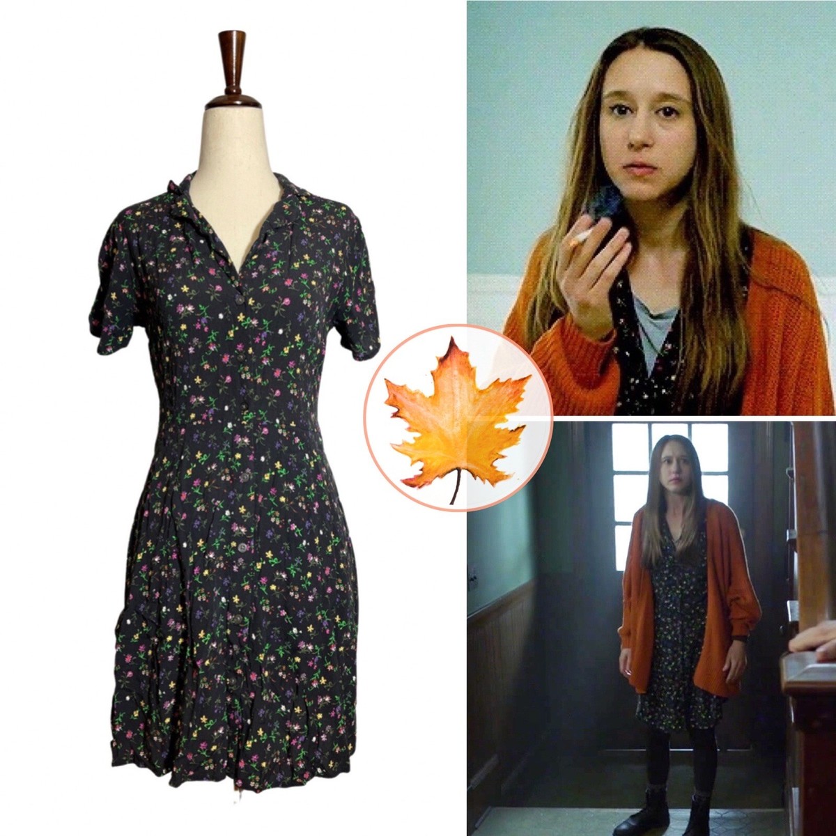GAP Ditsy Floral Button Front Mini Dress XS ASO Violet Harmon GAP Ditsy Floral Button Front Mini Dress XS ASO Violet Harmon